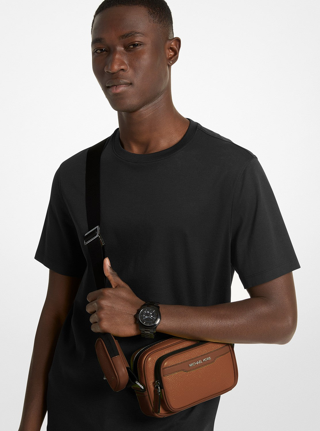 新品 MICHAEL KORS ダブルジップ カメラバッグ ウィズ ポーチ COOPER ダブルジップ カメラバッグ ウィズ ポーチ